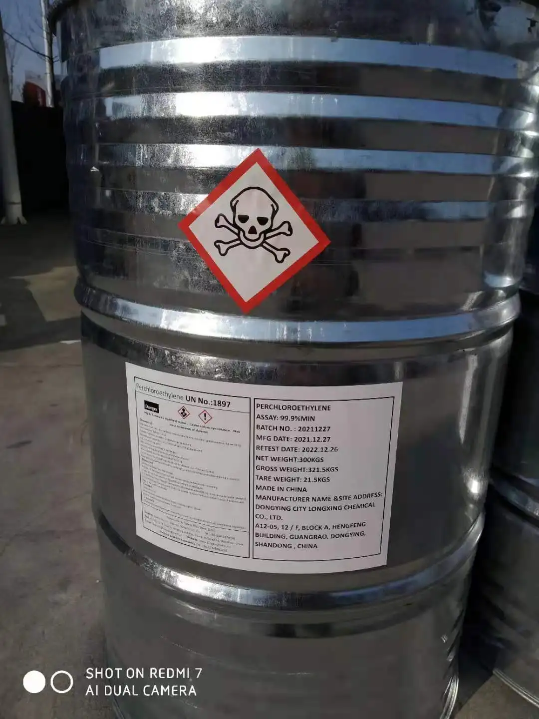 Perchloroethylene/Tetrachloroethylene cas no.127-18-4