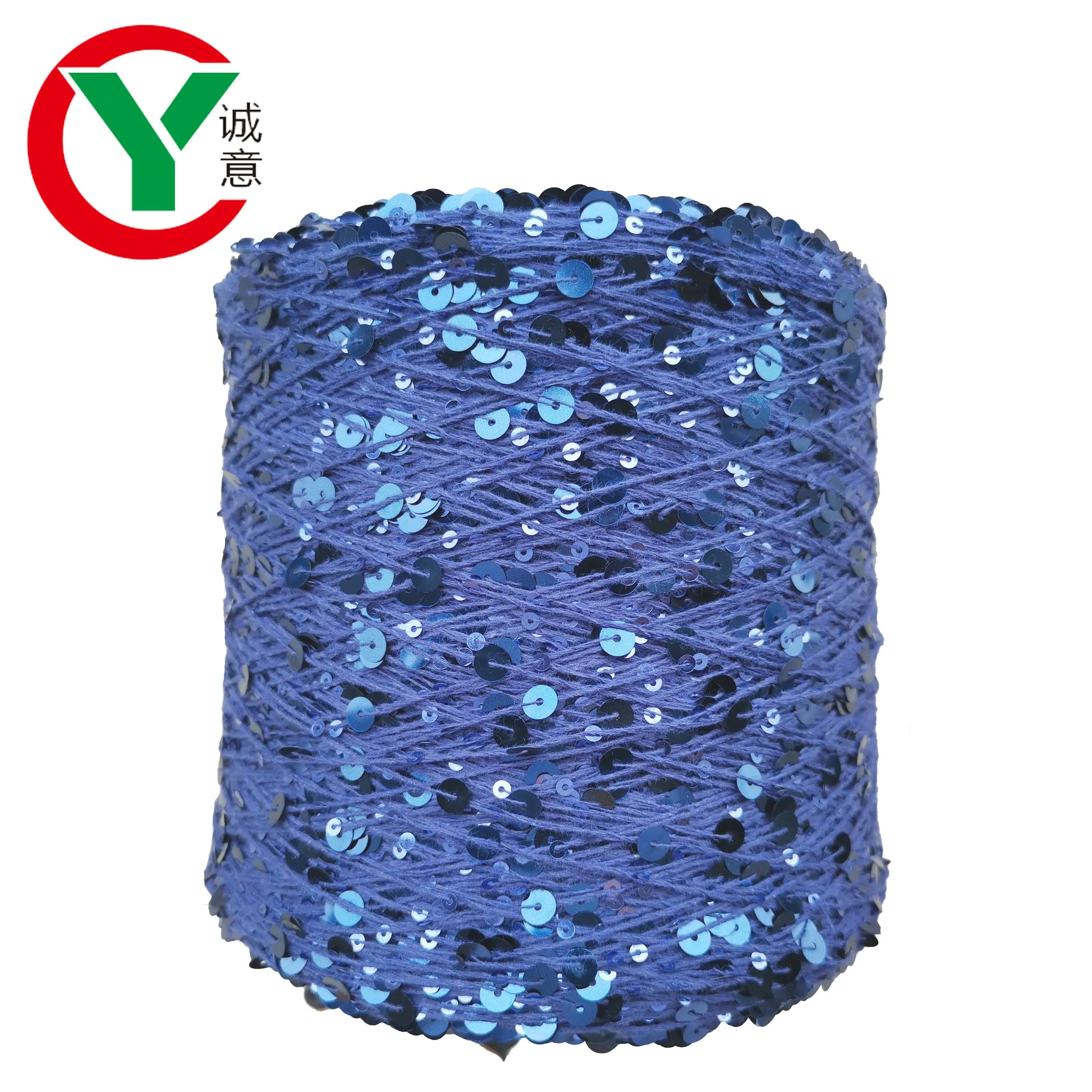 
Instagram popular 100%cotton with 3mm+6mm sequin yarn /Multicolor yarn are ready in store 