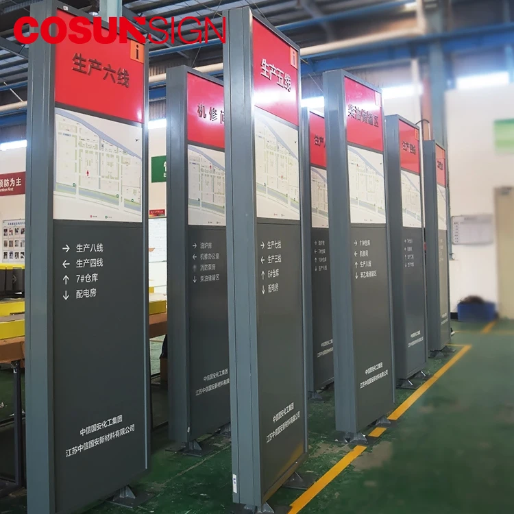  Курортный отель wayfinding знак внутренняя идентификация и внешние свойства направляющая светодиодная