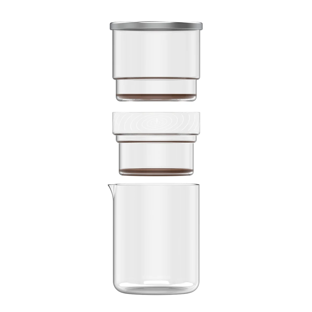 Stainless Steel Coffee Filter Permanent Pour Over Coffee Filter Cone Coffee Dripper with Removable Cup