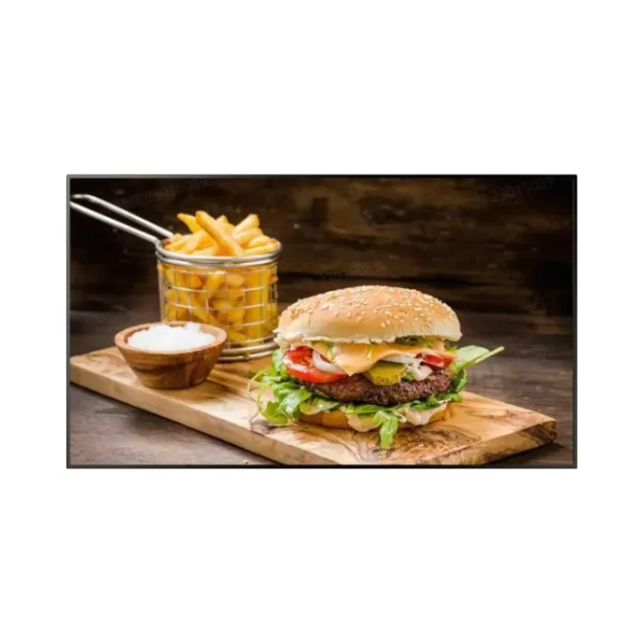 55 Inch Indoor 4K LCD Digital Signage Display Advertising Screen Monitor