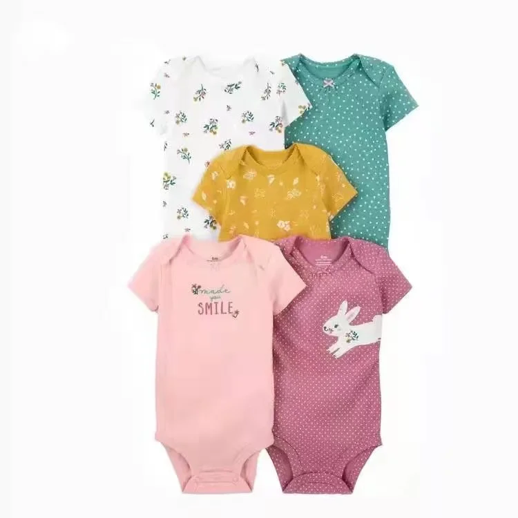 Infants & Toddlers Pajamas Short Sleeve Baby Romper Cute Baby Clothing Sets