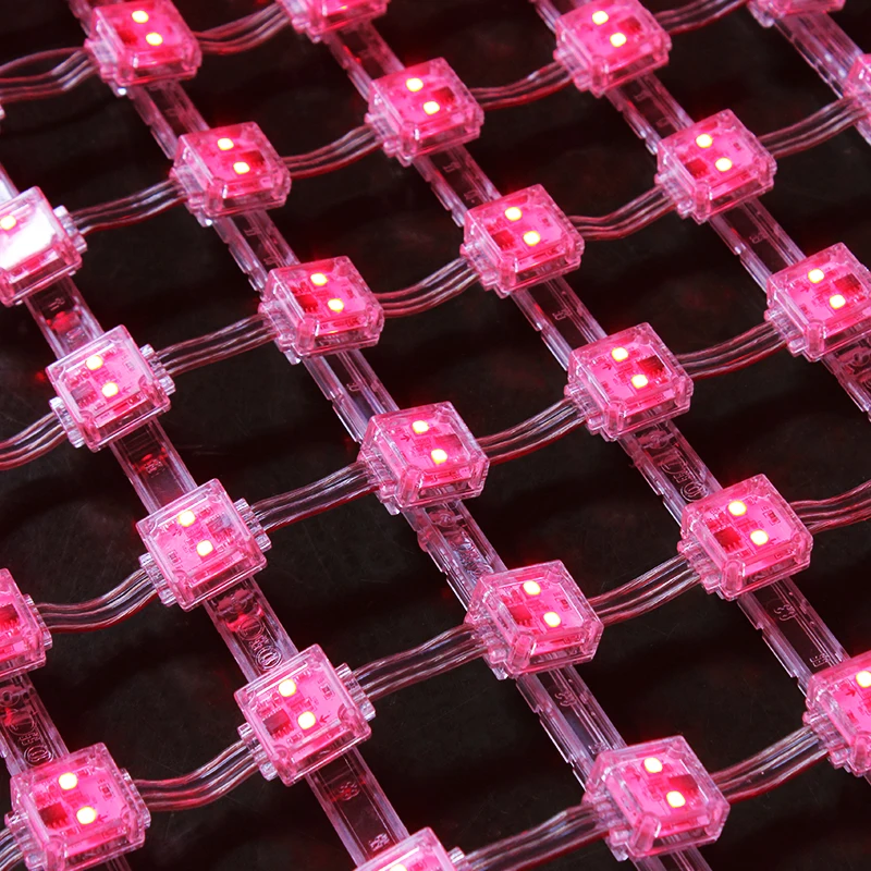 DMX Outdoor LED Square Shape light product DMX512 led pixel light led mesh screen stage lighting