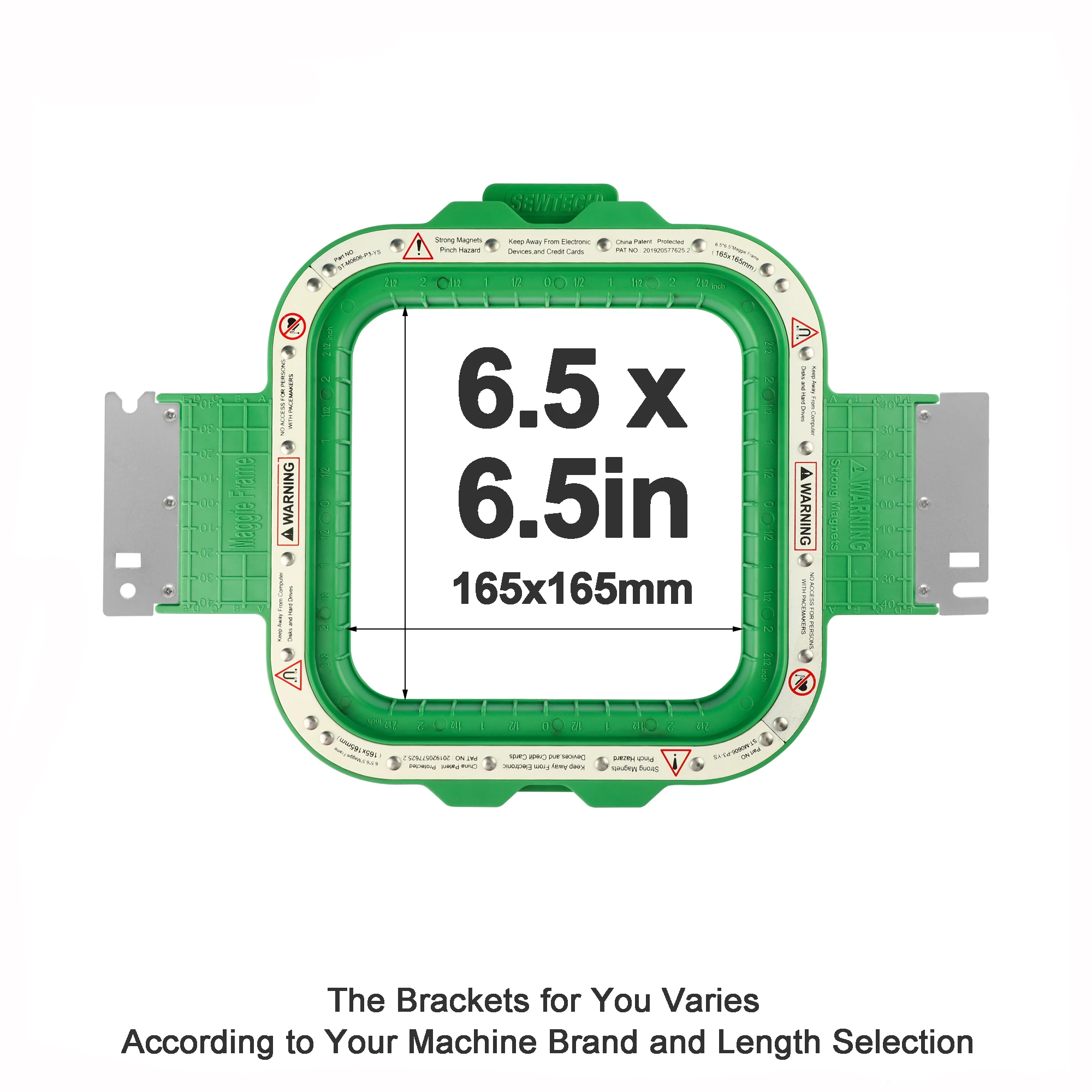 Ricoma TC1501 Magnetic Embroidery Frame Mighty Hoop 11X13 inch for Ricoma 1201 1501 Industrial Embroidery Machines