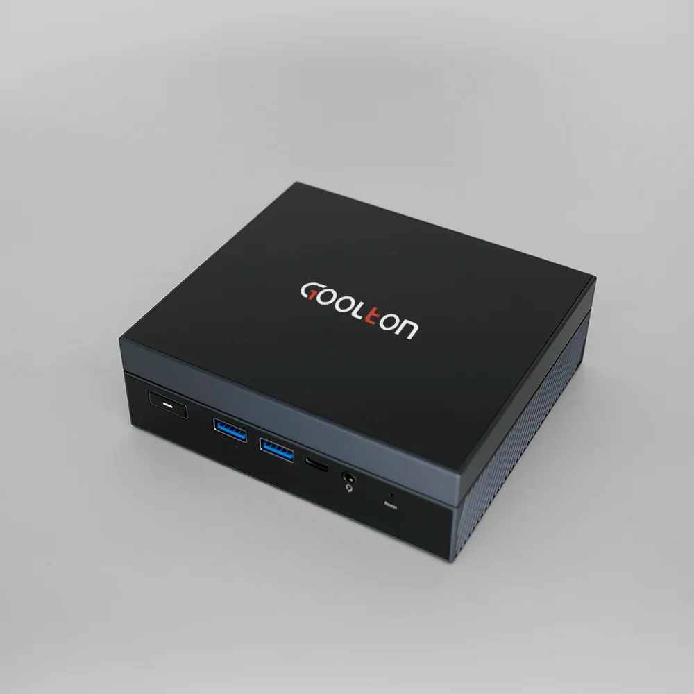 Goolton small mini pc portable Intel N5105 8GB 128GB with fan USB3.0 RJ45 USB-C for gaming
