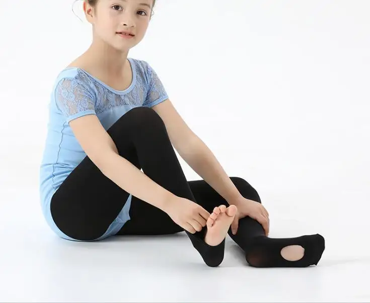 High elasticity dance pantyhose ballet  dance tights for girls Convertible Ballet Tights