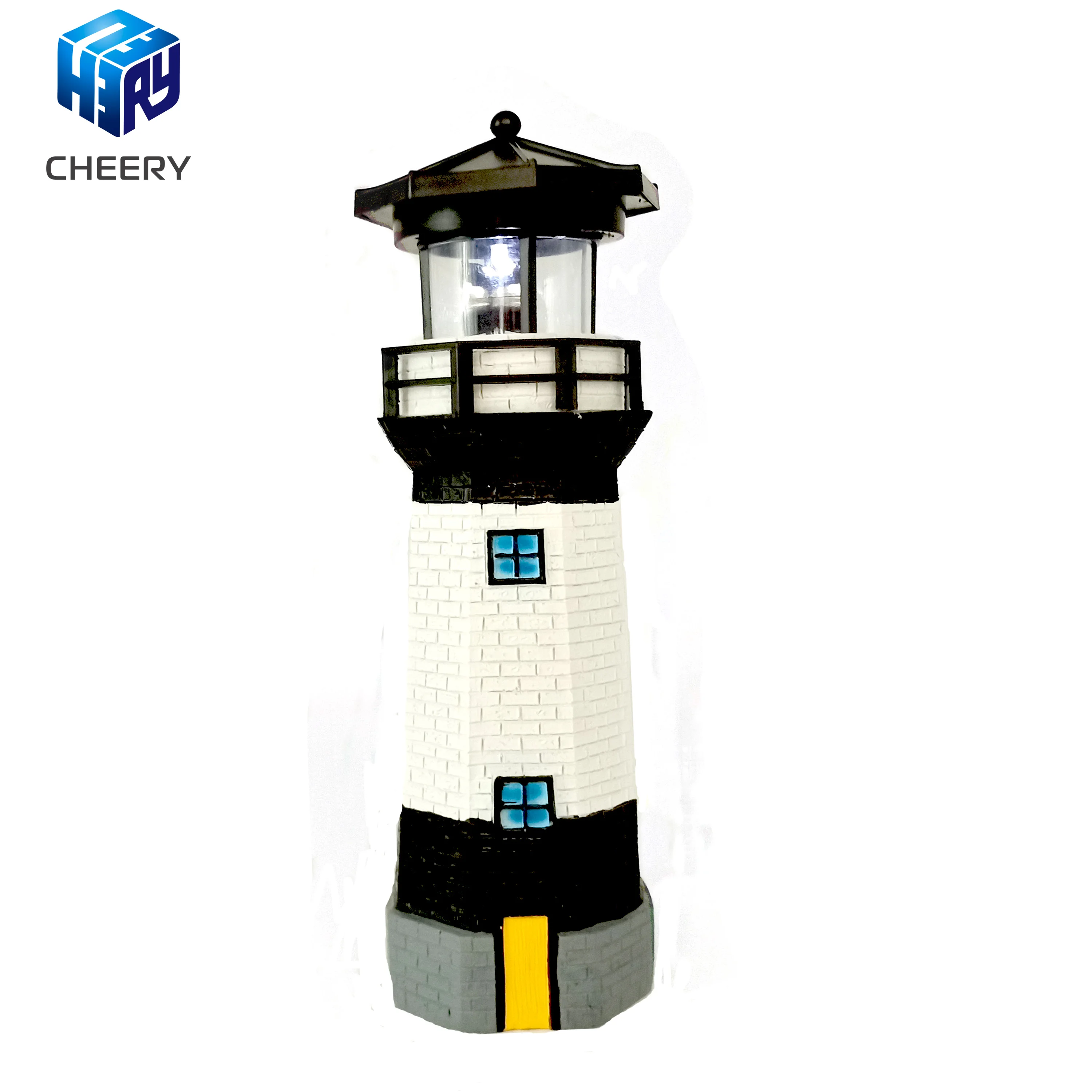 solar led lighthouse bedroom bedside table creative art deco lamp desk lamp solar lighthouse