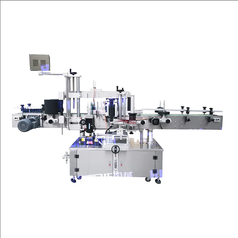 Automatic 2 Side Labeling Machine High Speed Sticker Printing Machines Round Bottle Labeling Machine