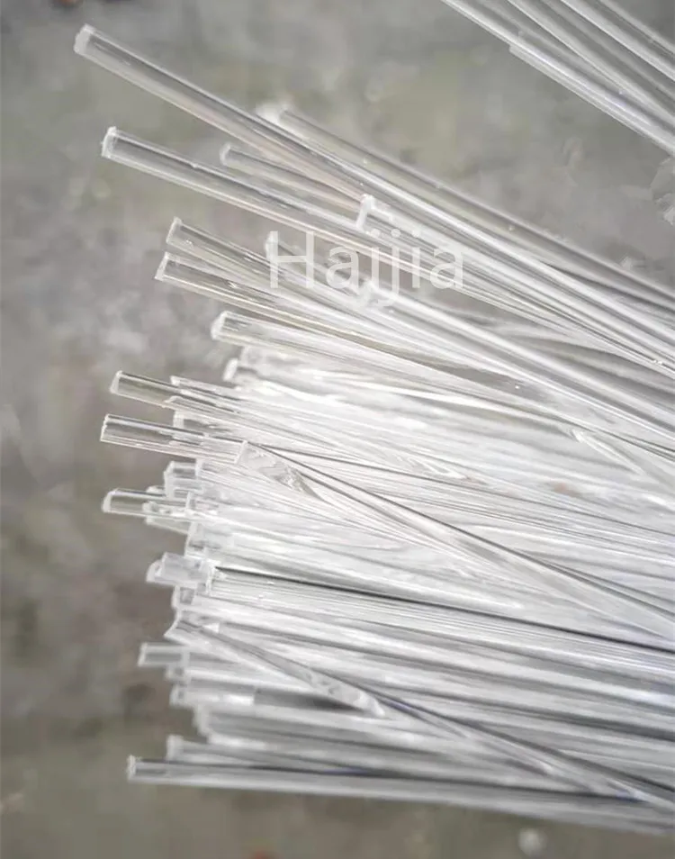
customizable size straightening stiff PMMA plastic side glow fiber optic 