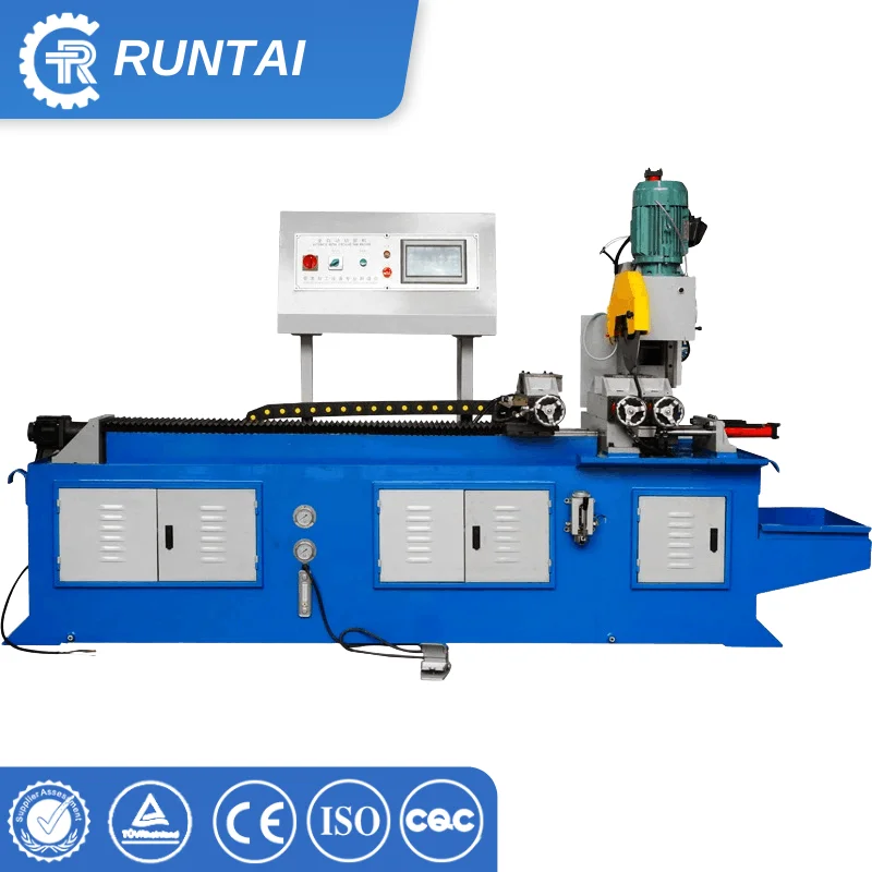 RT-350CNC Hdpe Hydrolic Cutter Gf Pipe And Tube Cutting Machine