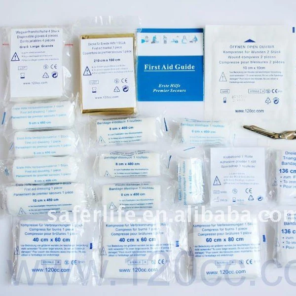 Germany Hot Sale DIN 13164-OEM Wholesale Factory Car First Aid emergency Kit
