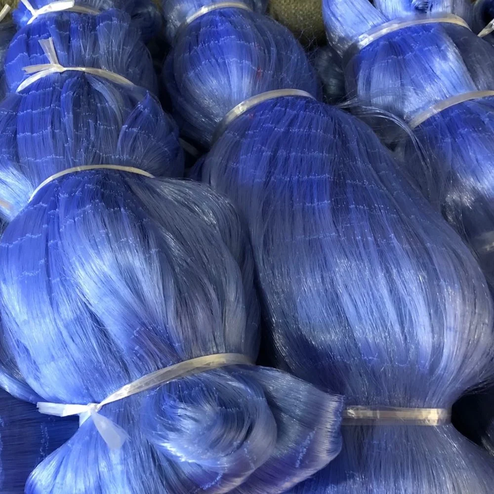 Nylon Monofilament Fishing Nets Red De Pesca Fishing Nets China Color PA6 Mesh Factory White Woven Bag PA Double Shandong 1000