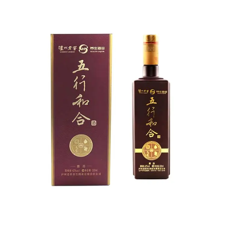 
Producing Chinese Liquor 42 Degree Liquor Chinese Box Packing Liquor Spirit 