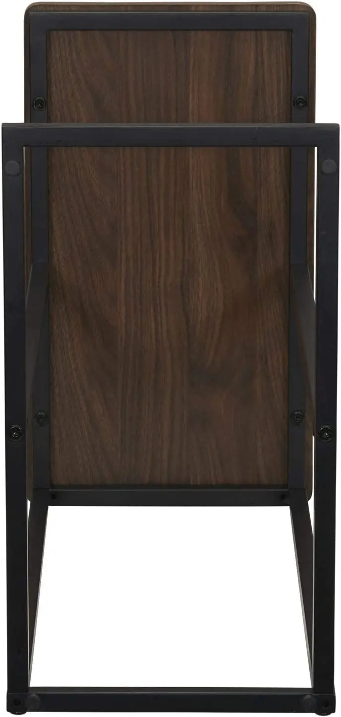 Household Essentials Walnut Industrial Narrow End Table Wholesale Custom Design Narrow Side End Table Sofa Thin Slim Lamp Table