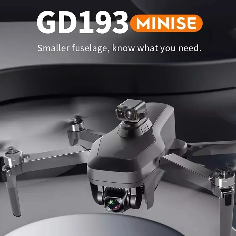 New RC Drone 193MINI S Brushless Quadcopter GPS 360 Degree Obstacle Avoidance Automatic Return Follow Me 4K Drone Airplane