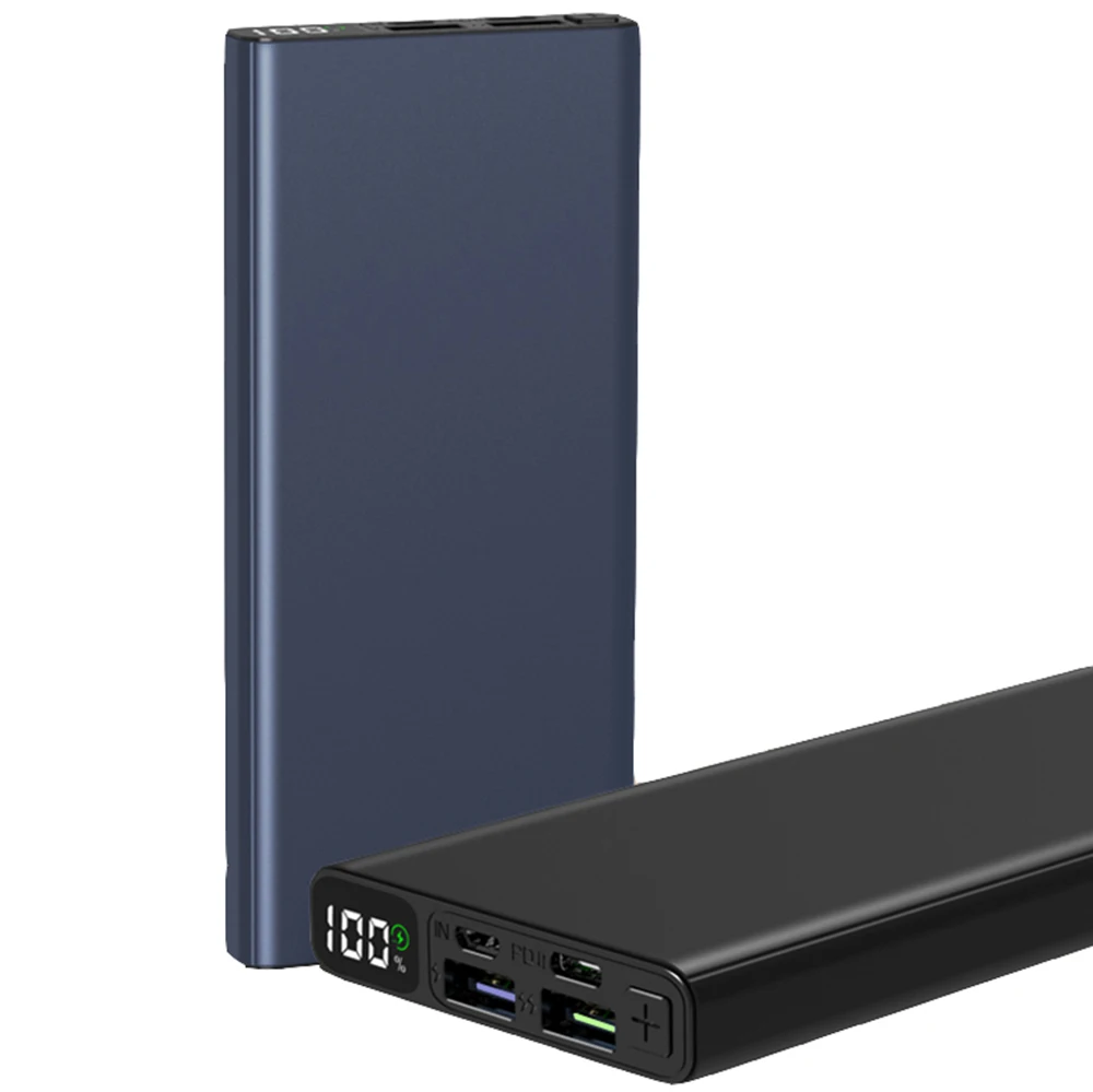 Индивидуальные 22,5 W быстрое зарядное устройство быстрой зарядки PD мощность светодио дный дисплей портативное зарядное устройство Power Bank 10000 мАч 20000 мАч