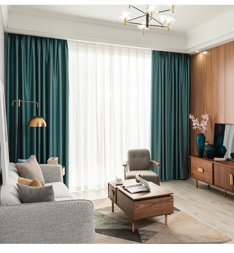 Hotels Sheer Modern 3 Star Blackout Hotel Curtain For Room