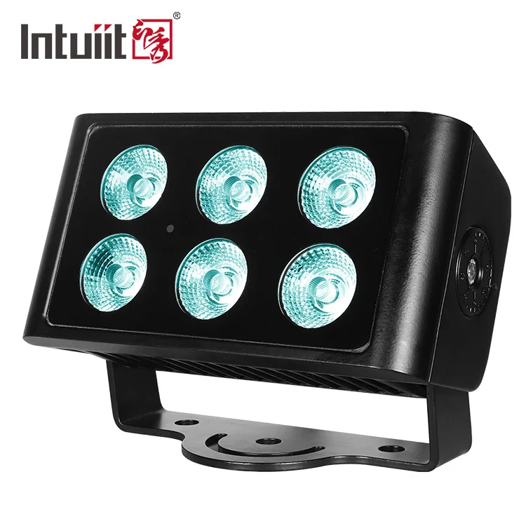 Лидер продаж уличный светодиодный прожектор IP65 dmx 40 Вт rgbw 6x5 миниатюрный городской цветной