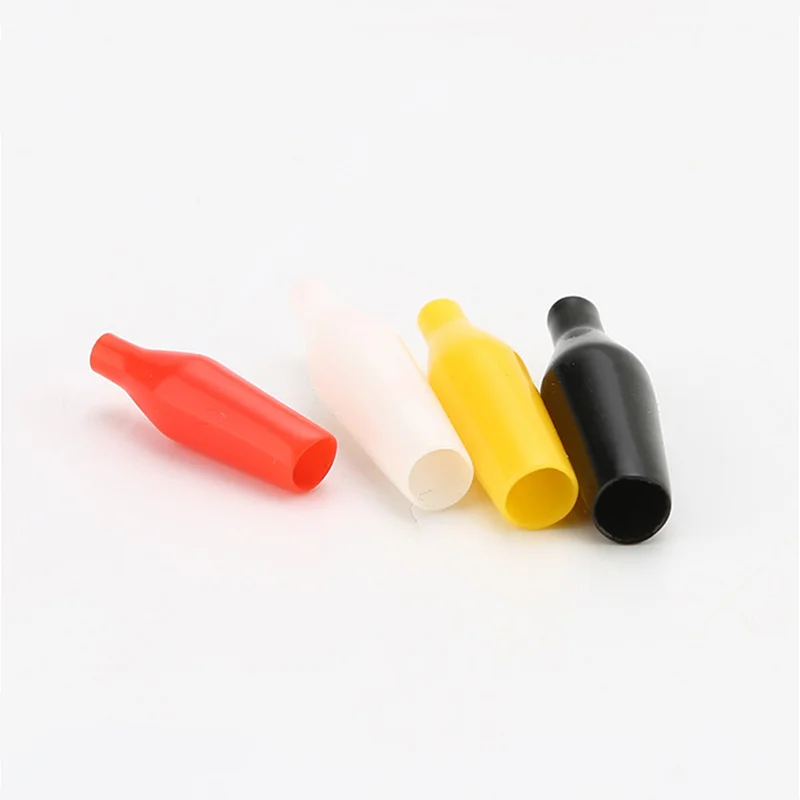 Manufacturers direct sales Crocodile clip protective sheath dipping plastic insulation dust-proof PVC spiral cable cover