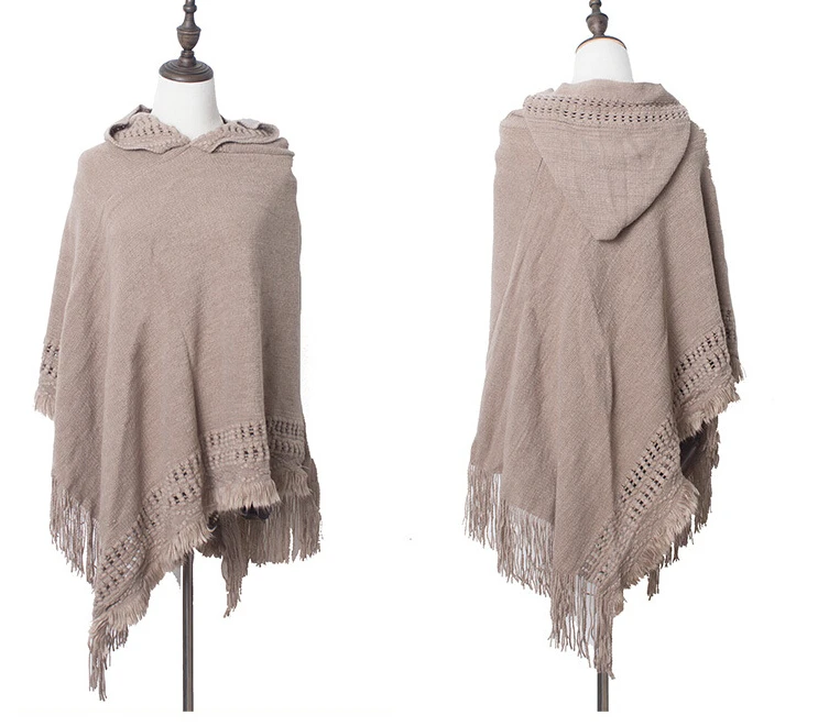 Cashmere Shawl Cashmere Poncho Cape Shawl High Quality Knitted Multi Colors Acrylic Ladies Women Adult Winter Fashion 5-7days