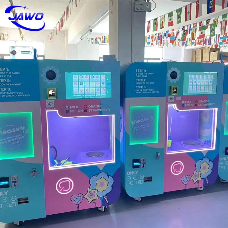 Cotton Candy Machine Cotton Candy Machine Vending Automatic Cotton Candy Vending Machine