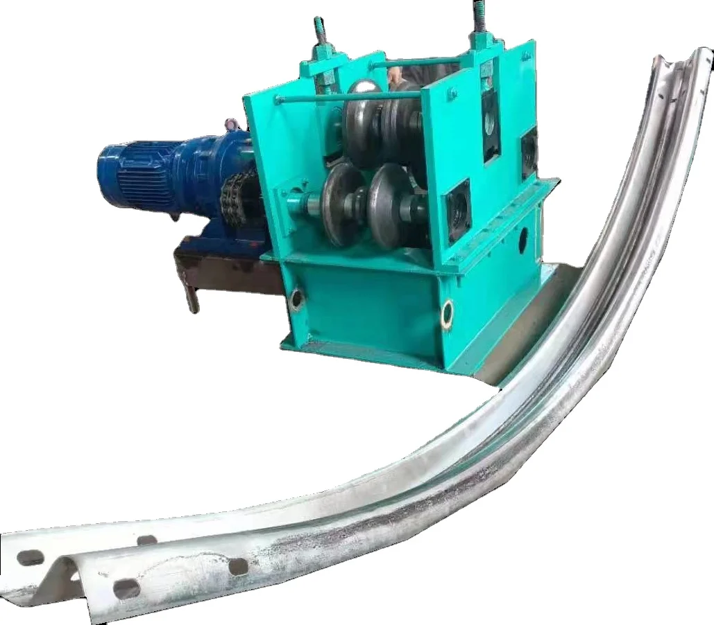 Full Automatic Highway Guardrail Bending Roll Forming Machine Metal Bending Machine For Highway Guardrail