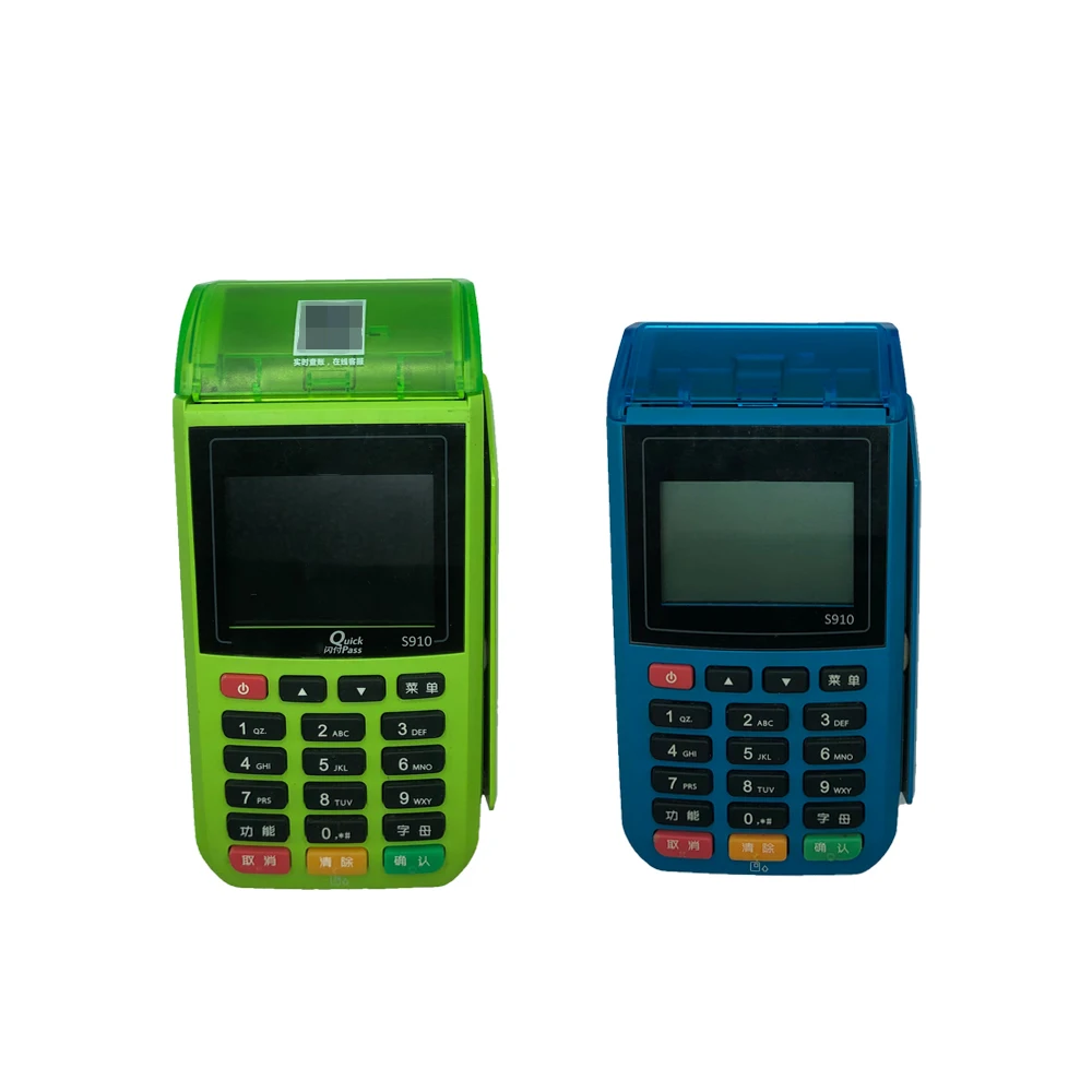 GPRS Pos платежный терминал S910 с большой/мини-бумажной крышкой ручной Pos-терминал