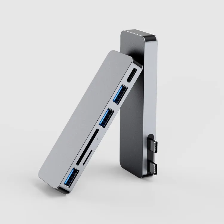 USB-концентратор Colorii DC6 для MacBook Type-C двухпортовый концентратор данных с Thunderbolt 3 USB 0 Macbook Pro Air