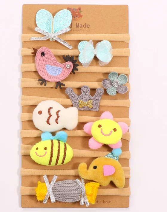 
New Arrive High Quality Colorful Glitter Bow Tie Baby Girl Headbands Stylish Bow for Kids 