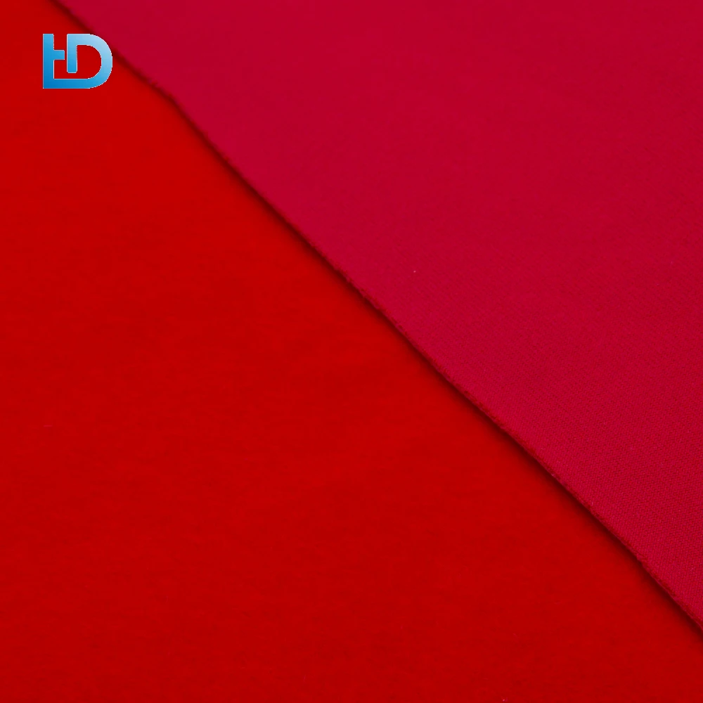 Durable Waterproof Red Stock Lot Holland Flock Upholstery Stretch Suede Recliner Sofa Fabric For Sofa Furniture