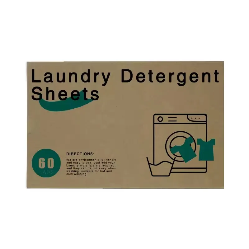 Custom Logo Wholesale Biodegradable Laundry Sheet Anti Mite Easy To Bleach Laundry Detergent Strips