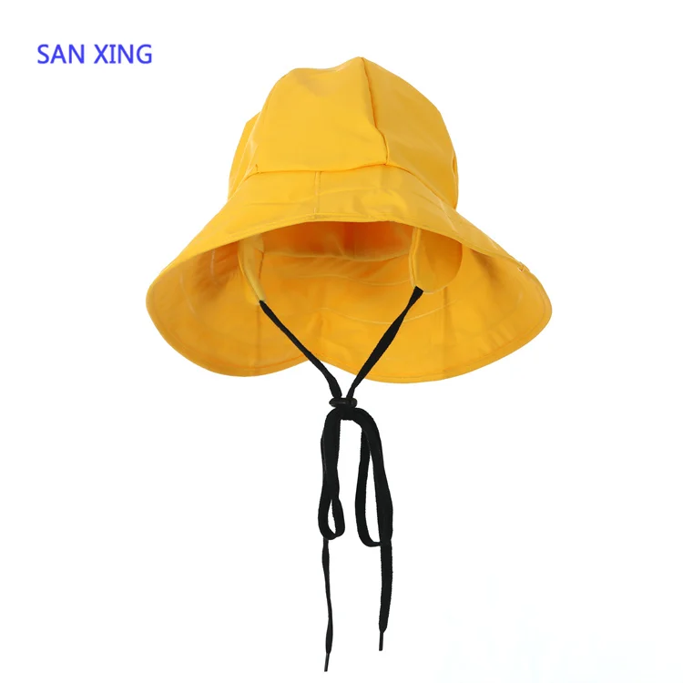Popular new design Custom Design Printed Bucket fisherman rain Hat