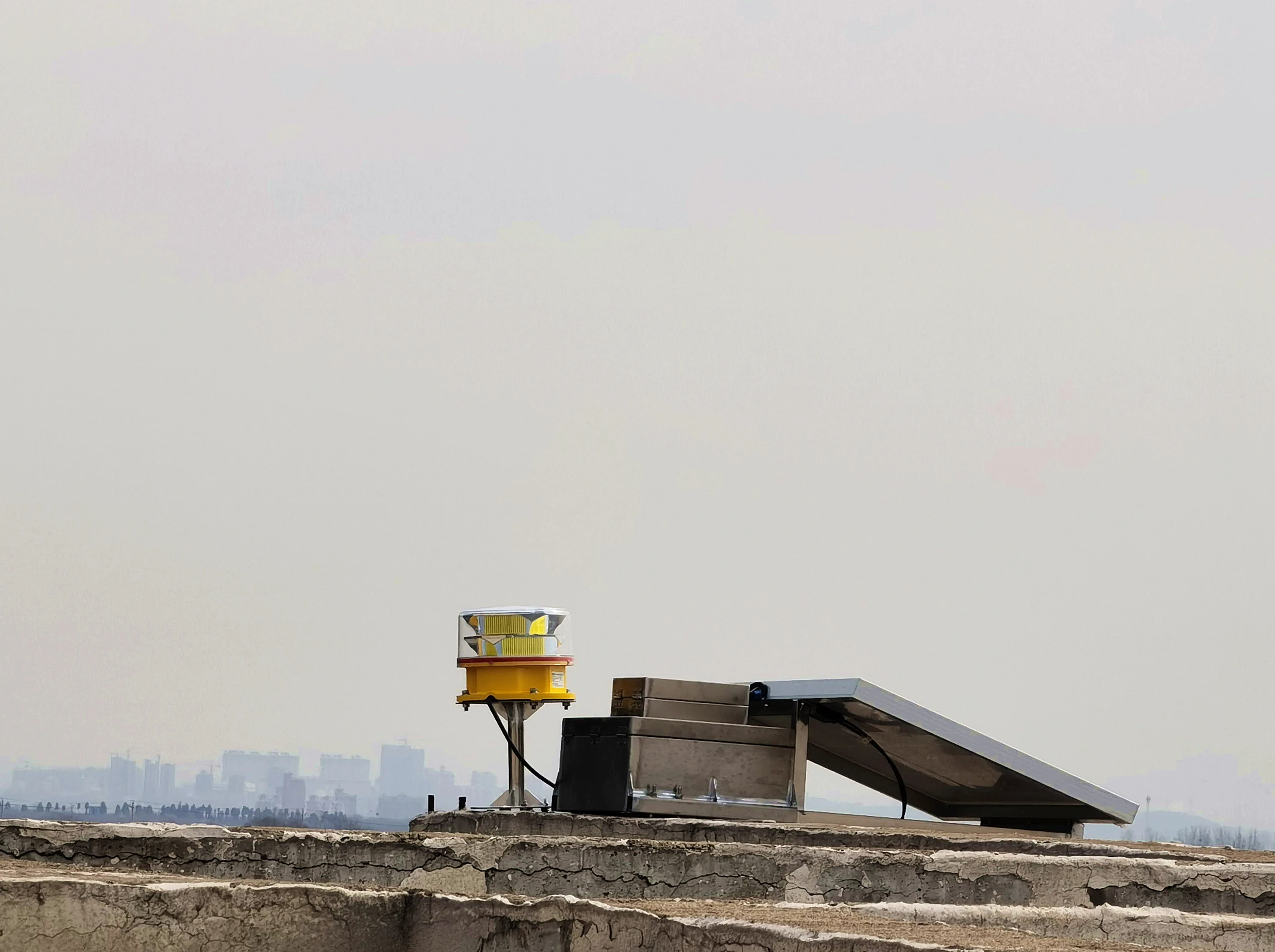 Tower marking light ICAO FAA L864/865 Medium intensity type A white flashing GPS synchronization aviation obstruction Light