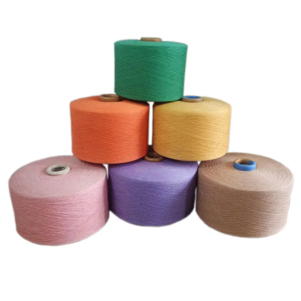 Custom Cotton Sustainable Low Twist Hand Knitting Moisture-Absorbent Microfiber Recycled Mop Yarns