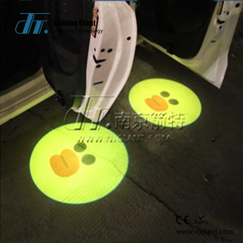 Car door lighting decoration automatic control pattern logo customization welcome car door light