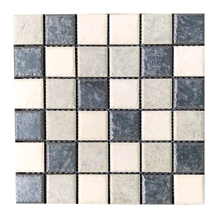 Anti slip swimming pool tile non-slip floor ceramic tiles glass mosaic