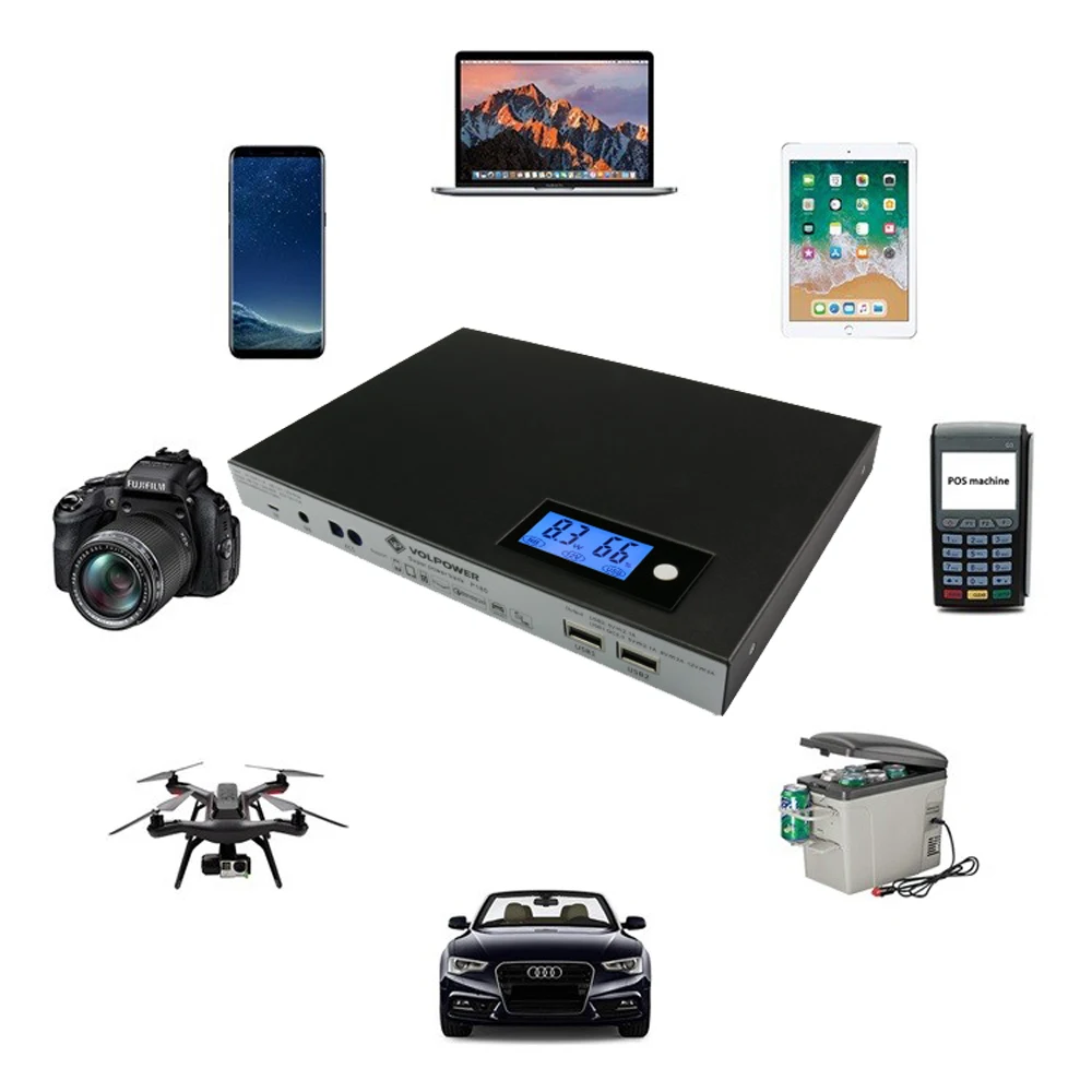 2019 Best 50000mAh Lithium Battery Power Banks Power Station Portable Battery Charger for Smart Phone Laptop