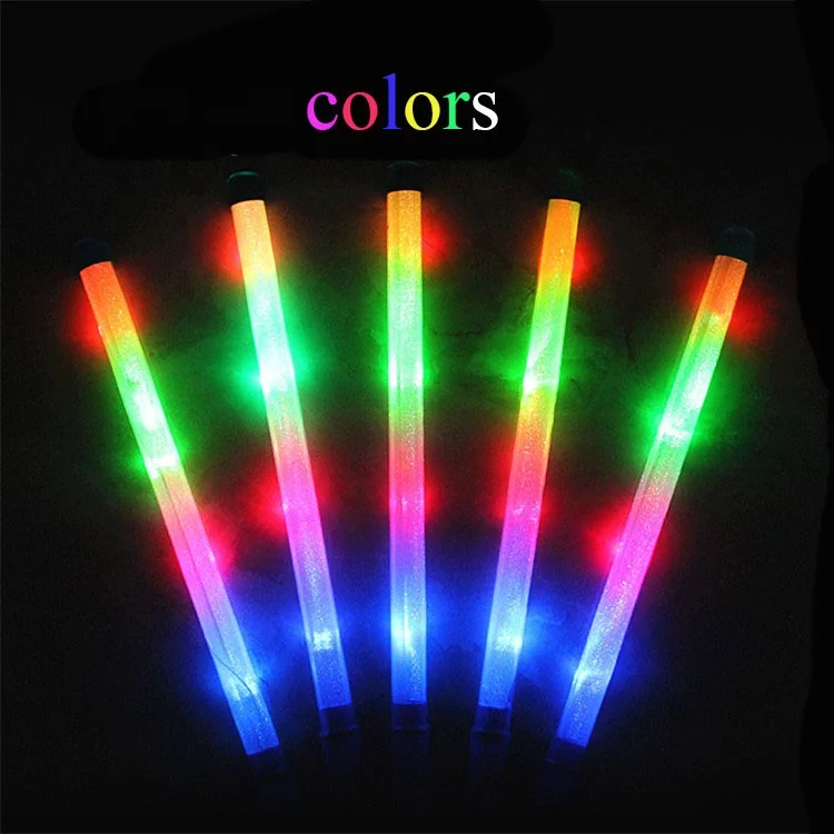 
Party Suppliers glow stick wholesale LED flashing 48cm*2cm size glow in the dark sticks 