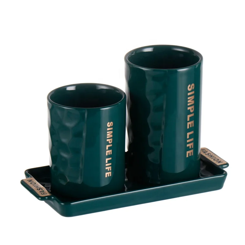 Nordic Fashion Style Household Hotel Kitchen Utensils Chopsticks Spoon Holder With Drain Tray Flatware Holder Set