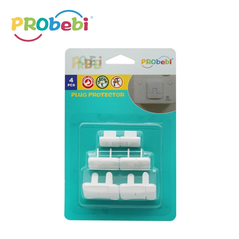 3-Prong Electrical Outlet Protector Child Safety Socket Cover Baby Proof