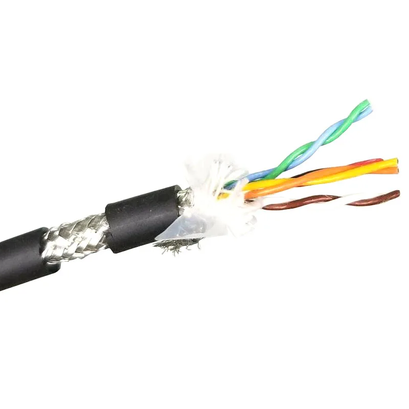 TRVV High flexible tow chain cable 6 8 10 12 14 16 20 core 0.2 0.3 0.5 square bending cable