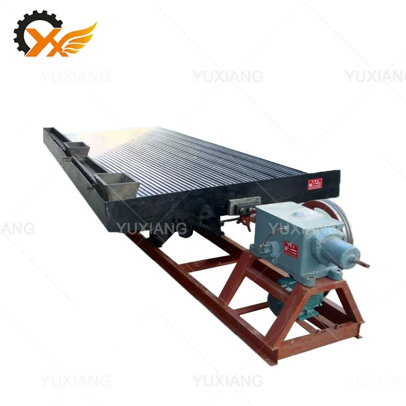 Gold Vibration Gold Refining Washing Recovery Equipment 6S Shaking Table