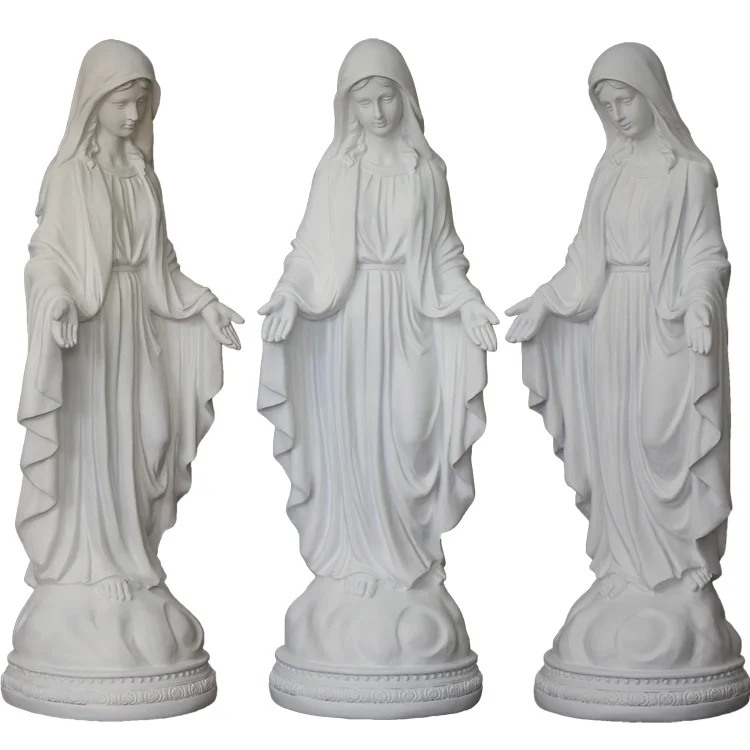 white Stone Carving Sculpture Hand Carved Polished Natural Stone Statue