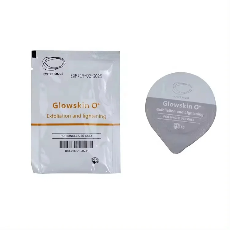 BECO Glowskin Factory Price ODM OEM Tablet Oxygen Jet Pods 2 In 1 CO2 Bubble Machine Shiny Rehydrate Consumable Capsule Gel Kit