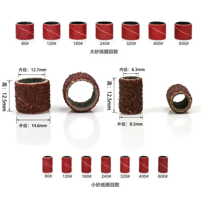 Sandpaper Circle Sanding Head Wood Metal Rust Removal Sanding Polishing Wheel Sandpaper Rolls