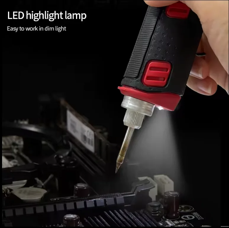 Перезаряжаемый литиевый аккумулятор USB паяльник бытовой Электрический