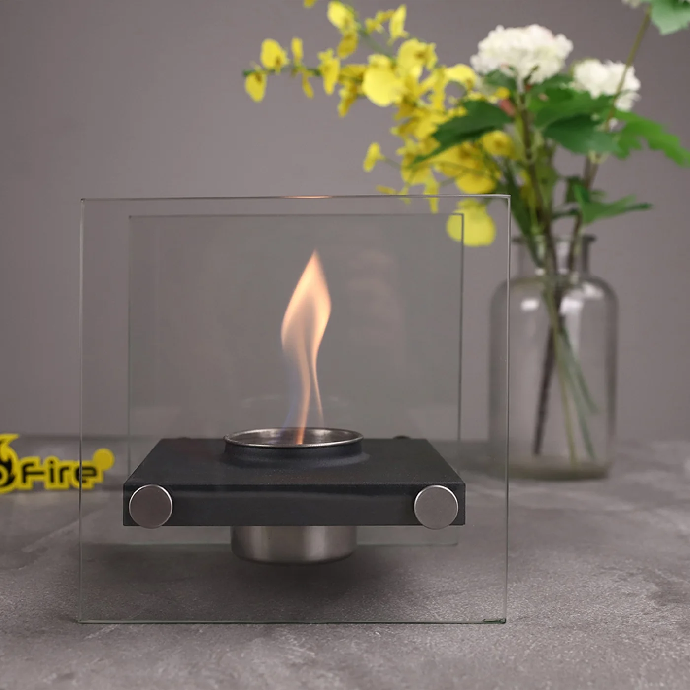 High Quality TT-55 table gel fire flame ventless portable bio ethanol tabletop fireplace
