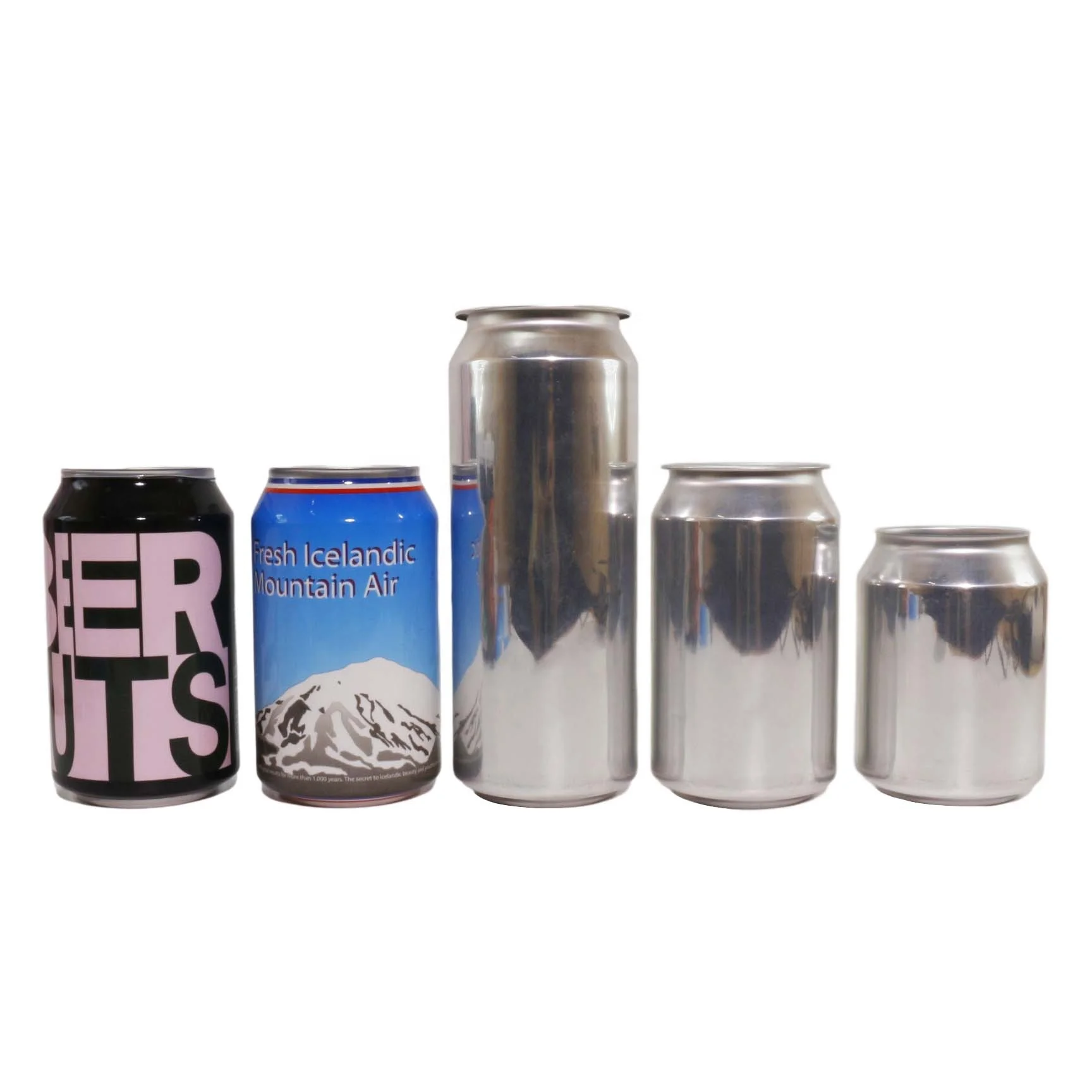 Customization 250ml 330ml 500ml Aluminum Beverages Metal Cans for Soft Drinks MC-02C