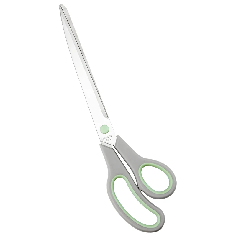 Лидер продаж, 12 дюймов, точные инструменты для пошива с мягкой ручкой, большой размер, ножницы для шитья с длинным лезвием