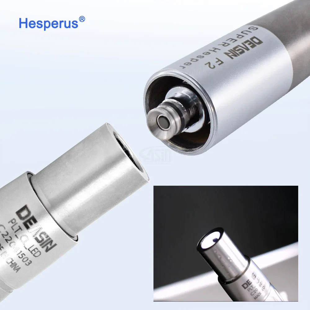 HESPERUS Dental equipment Ceramic Bearing Optic Fiber Quick Connector for N*k High Speed Led Dental Handpiece